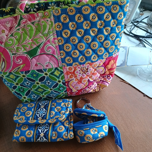 Vera Bradley Handbags - Colorful Patchwork Tote Bag